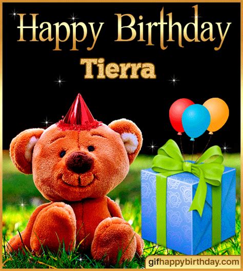Wish Happy Birthday S With Name Tierra