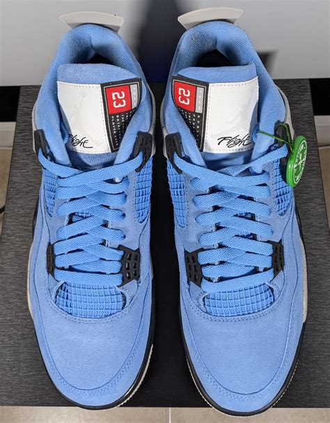Nike Jordan 4 Retro University Blue Unc Grailed