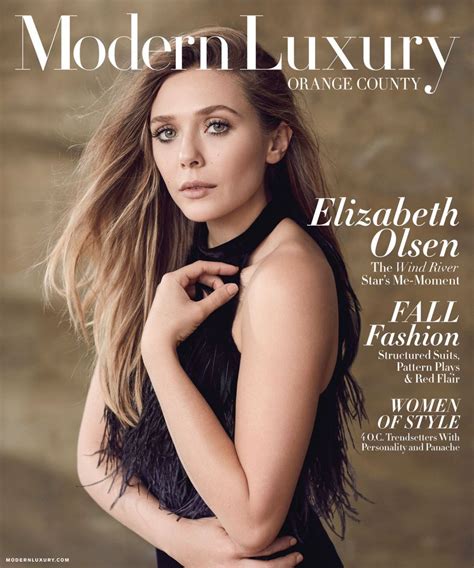 Elizabeth Olsen Philadelphia Style Magazine September 2017 Issue