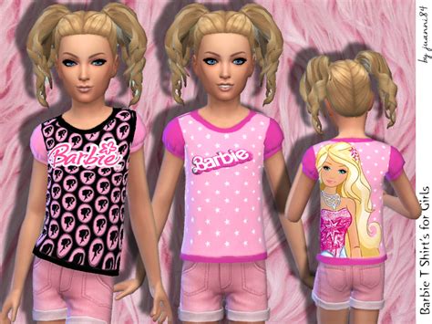 The Sims Resource Barbie T Shirts For Girls