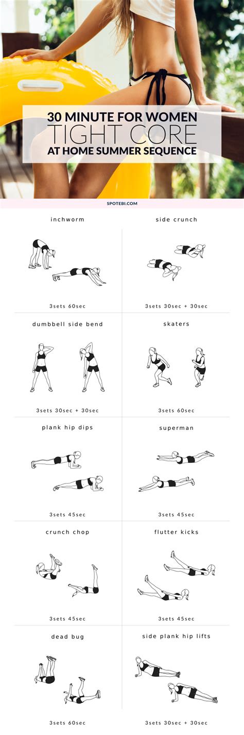 30 Minute Tight Core Summer Workout For Women