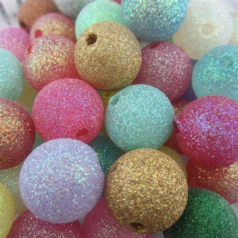 Glitter Acrylic Chunky Beads Starting At 5 On