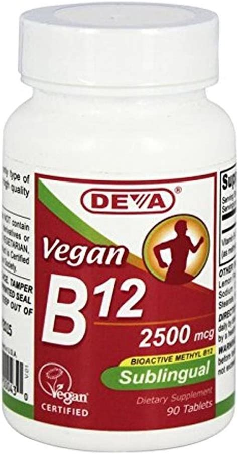 Deva Vegan Vitamins B12 Sublingual 90 Unidades Br