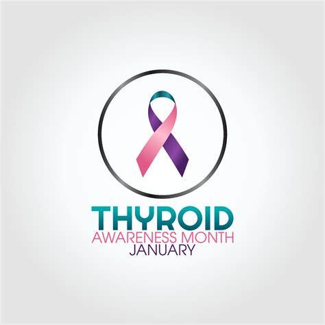 Vector Graphic Of Thyroid Awareness Month Good For Thyroid Awareness