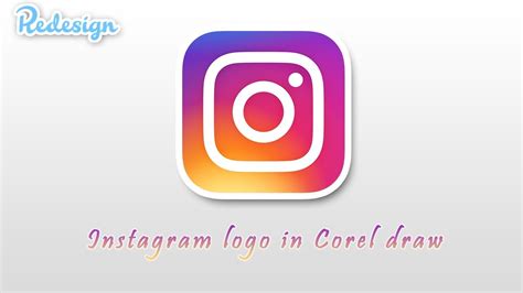 Instagram Logo Tutorial In Corel Draw Youtube