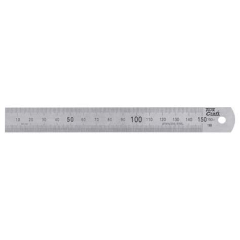 Stainless Steel Ruler 150 X 19 X 08mm Me01015