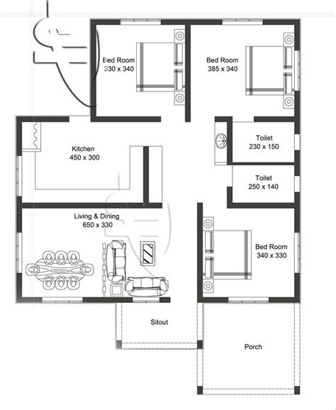 The Floor Plan For A Small House