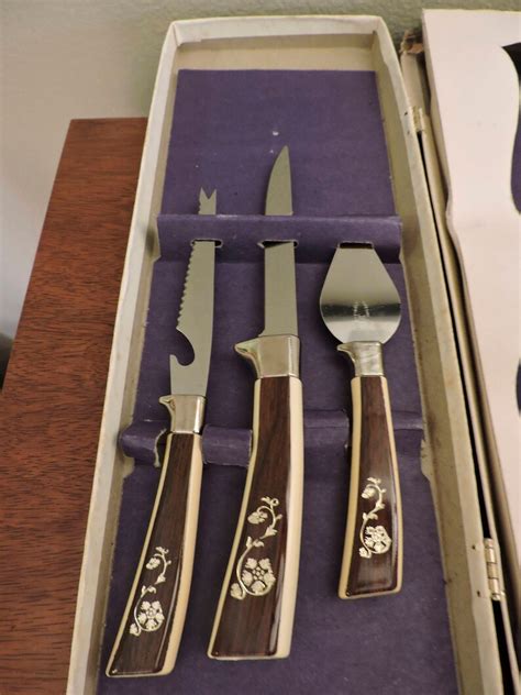 Vintage Stainless Steel Knives Regent Sheffield Golden Etsy