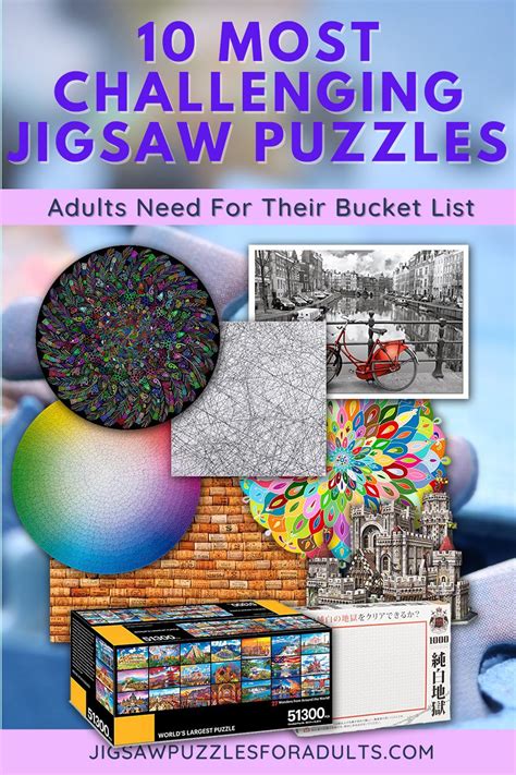 10 Most Challenging Jigsaw Puzzles Adults Can Buy