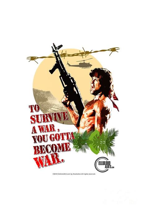 Rambo Ii Digital Art By Celluloid Art