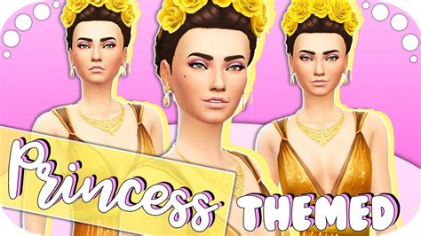 The Sims 4 Princess Themed👑 Cas Collab W Unicorn Simmer Youtube