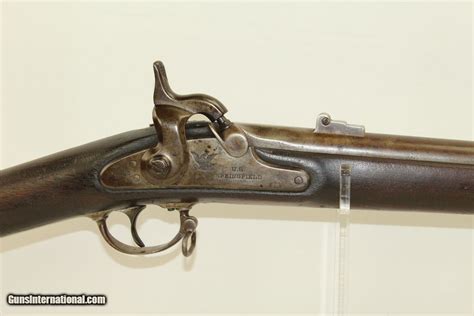 Civil War Springfield Us Model 1863 Type I Musket 58 Caliber Made At