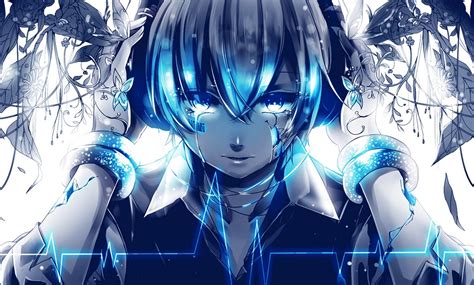 Cool Anime Blue Wallpapers Wallpaper Cave