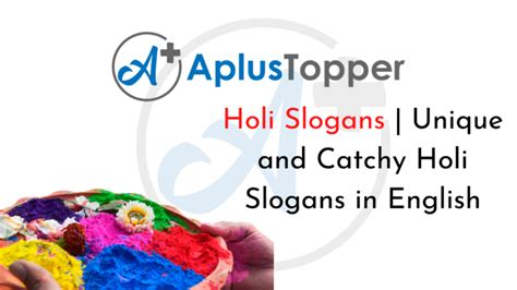 Holi Slogans Unique And Catchy Holi Slogans In English Cbse Library