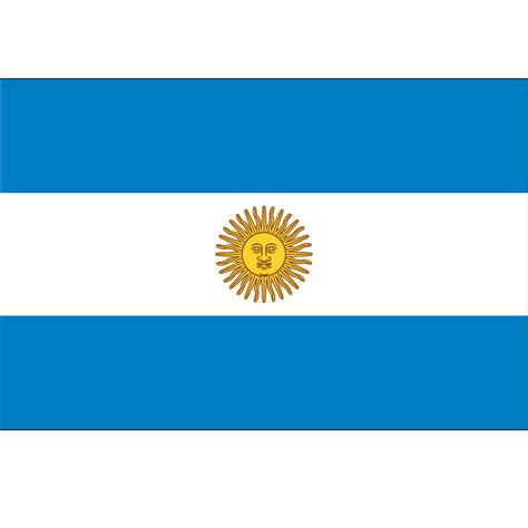 Argentina Flag 180cm X 90cm Geographica