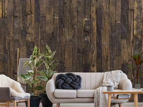 Antique Wood Wall Mural About Murals