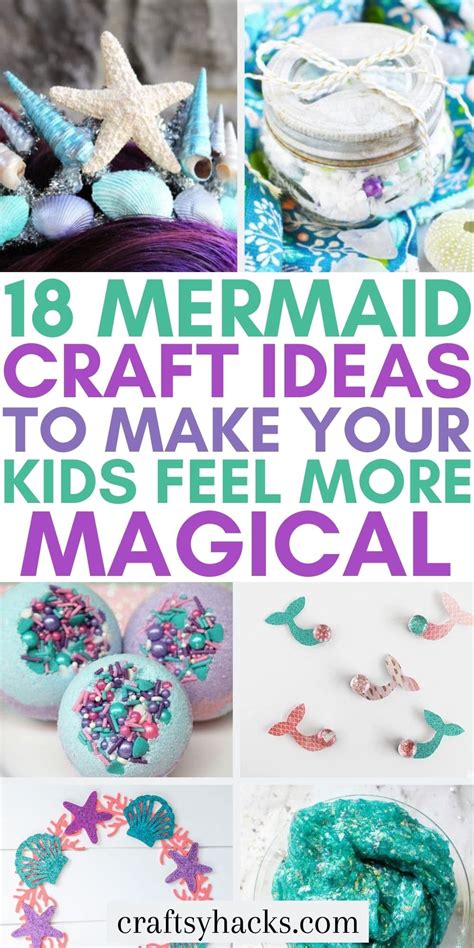 18 Mermaid Crafts For Little Ariel Lovers Craftsy Hacks