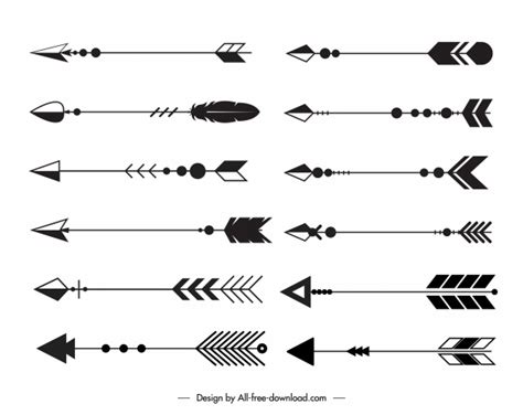 Vector Arrows Illustrator Free Vector Download 237699 Free Vector