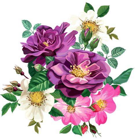 Blisse Design Studio Rose Bouquet Clİpart Transparent Flower