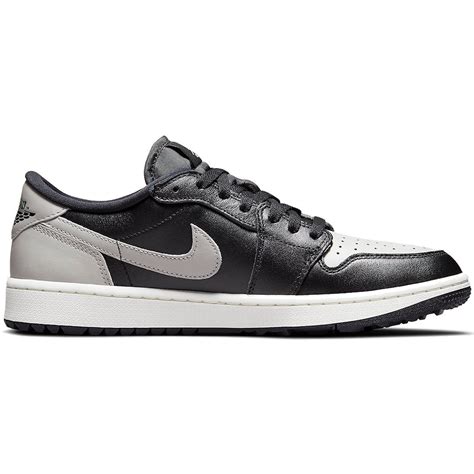 Nike Air Jordan 1 Low Golf Shoes Blackmedium Greysail Scottsdale Golf
