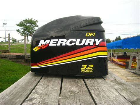 Mercury Racing Outboard Decal Set Kit For Stroker Optimax 32l And 30l