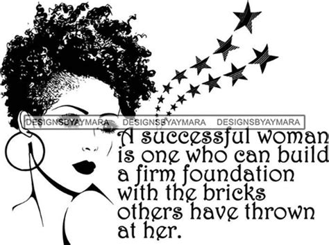 Afro Woman Life Quotes Nubian Princess Queen Curls African Etsy