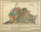 1823 VA MAP CRAIG FRANKLIN FREDERICK CAMPBELL CULPEPER COUNTY Virginia ...
