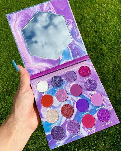 Amethyst Eyeshadow Palette 💜🔮 🔮 Amethyst Spiritual Energy 🗣 💜🖤