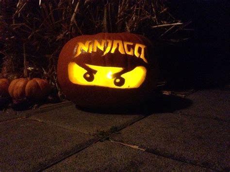 Thebrownfaminaz Ninjago Pumpkin Stencil