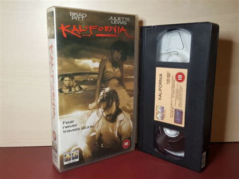 Kalifornia Brad Pitt Juliette Lewis PAL VHS Video Tape H EBay