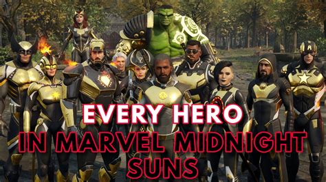 Galería Every Character In Marvel Midnight Suns