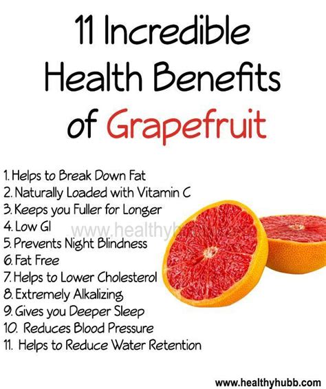 Grapefruit Health Benefits And Nutritional Facts