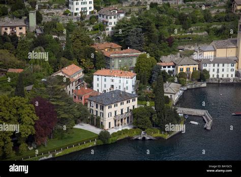 George Clooney S Villa In Laglio On Lake Como Italy Stock Photo