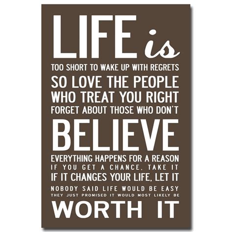 Buy Love Life Motivational Quote Education Art Silk Poster Print 12x18 20x30