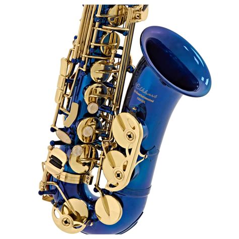 Elkhart 100as Student Alto Saxophone Blue At Gear4music