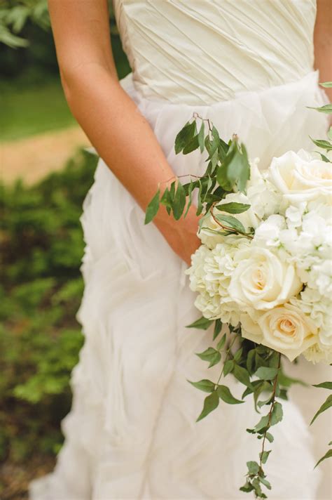 Wedding flowers silk bridal bouquet red white blue cascade 21 piece package wedding bouquets wedding flower arrangements rosesanddreams. Cascading White Bouquet - Elizabeth Anne Designs: The ...