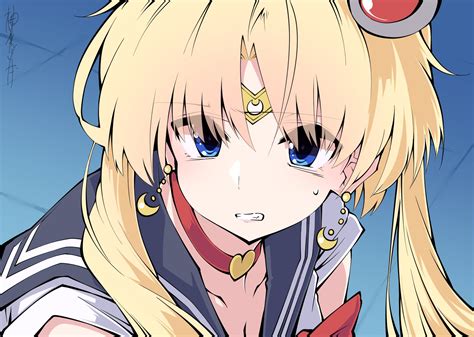Safebooru 1girl Bangs Bishoujo Senshi Sailor Moon Blonde Hair Blue Eyes Choker Circlet