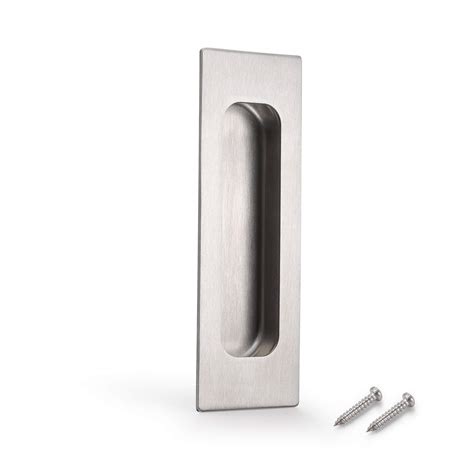 Buy Probrico1 Pack Pocket Door Pull Brushed Nickel Recessed Flush Pull