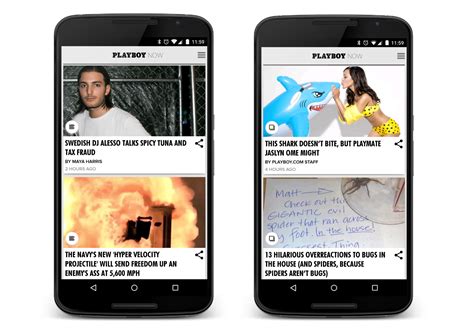 New Sfw Playboy Now Application Brings The News To Your Smartphone