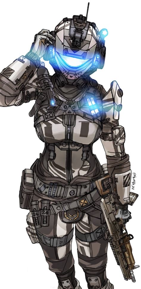 Pilot And Pulse Blade Pilot Titanfall And More Drawn By Kotone A