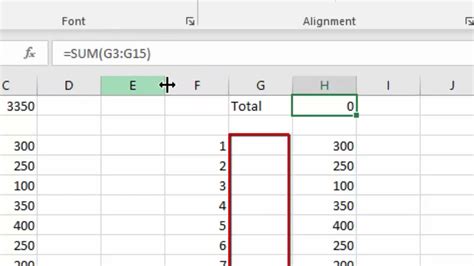 Excel Autosum And Moving Data A Few Tips Youtube