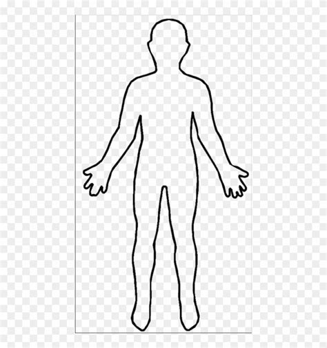 Human Body Outline Clipart 1417295 Pinclipart