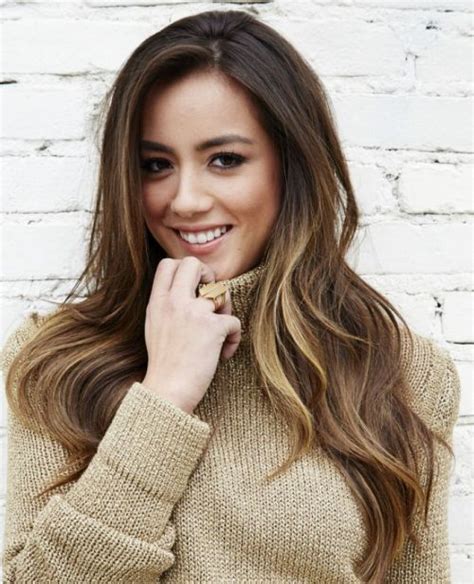 Chloe Bennet Long Ombre Hairstyle Beautiful Celebrities Gorgeous Women