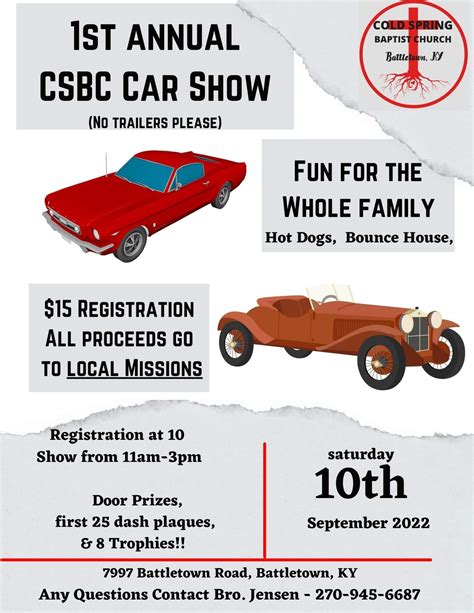 First Annual Csbc Car Show Kentucky Cruises