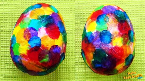 How To Decorate Styrofoam Eggs Easter Egg Crafts For Preschoolers