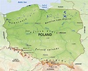 Poland Physical Map