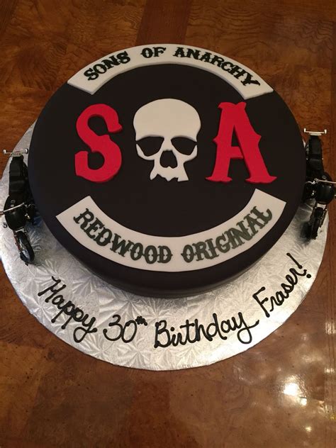 Sons Of Anarchy Cake I Made Specialty Cake Cupcake Cakes Cupcake
