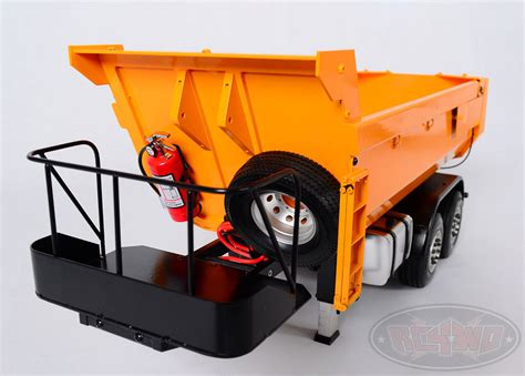 The real truck of this model version can be found. 1/14 Earth Mover 490 Hydraulic End Dump Tipper for Tamiya ...