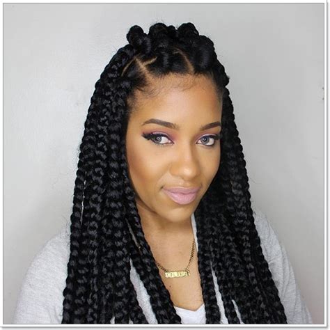 75 Of The Most Beautiful Jumbo Box Braids To Inspire Your