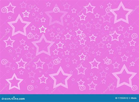 Pink Stars Background Stock Photography Image 17253512